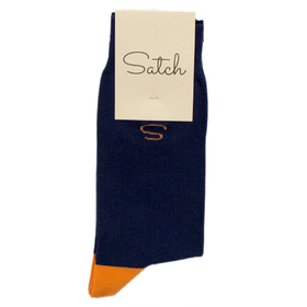 Чорапи Satch - синьо-оранжево